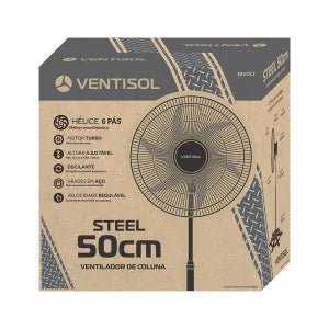 Ventilador de Coluna Steel 50cm Preto 127/220V - Image 4