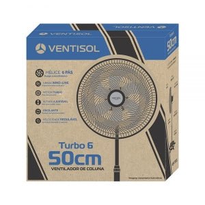 Ventilador de Coluna 50cm Preto 127V - Image 3