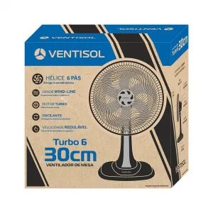 Ventilador de Mesa Turbo Premium 30cm Branco 220V - Image 3