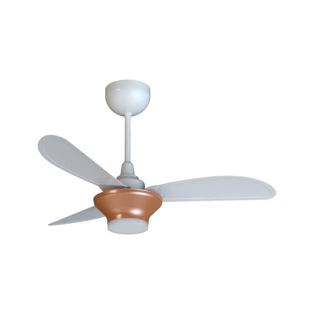 Ventilador de Teto Mistral Led Com Controle Inverter Bronze/Bco 127/220V
